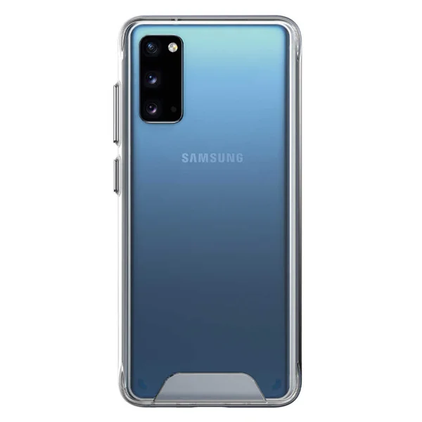 Galaxy S20 Kılıf Zore Gard Silikon - Renksiz - 1