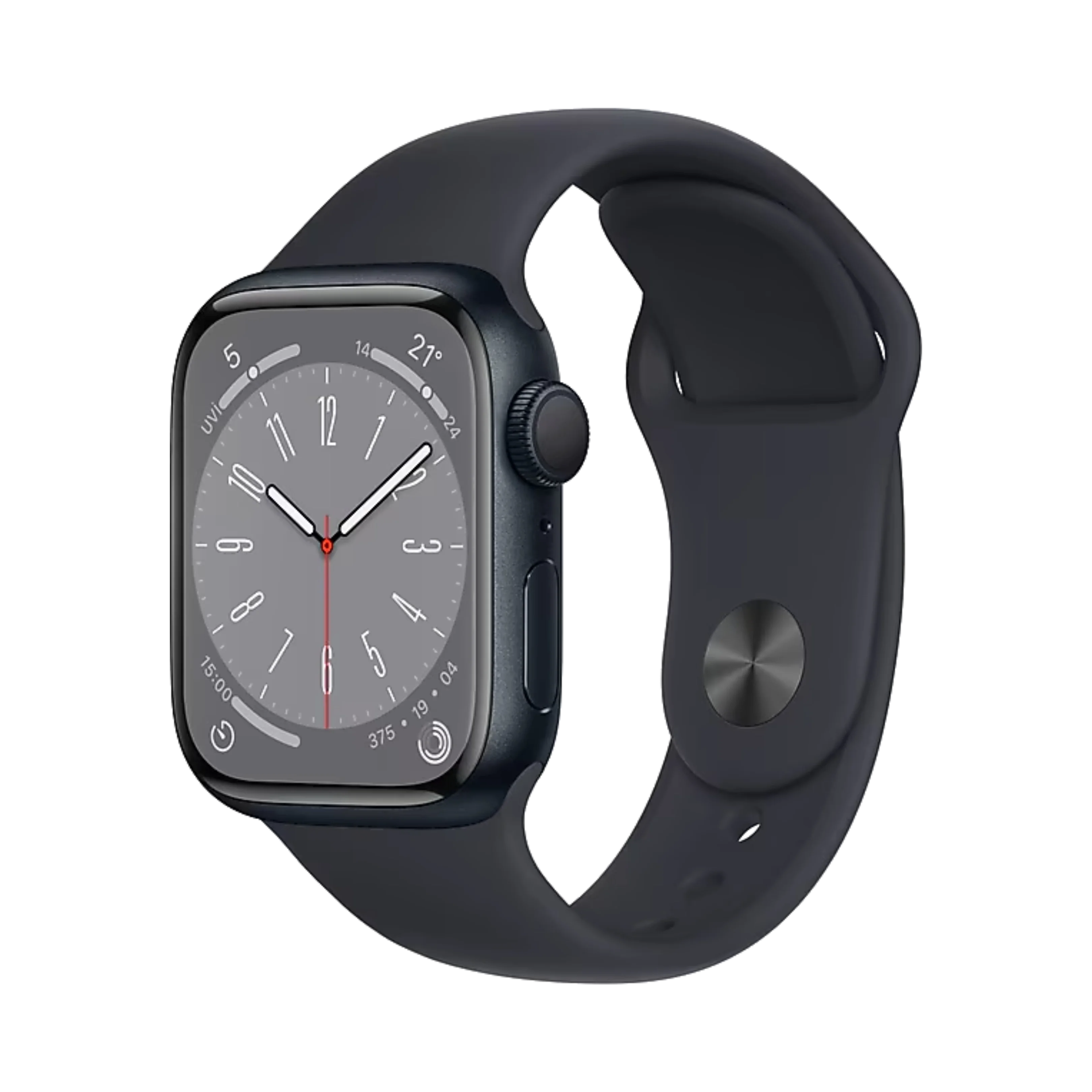 Apple Watch Series 8 - Alüminyum - 41mm - GPS - Gece yarısı