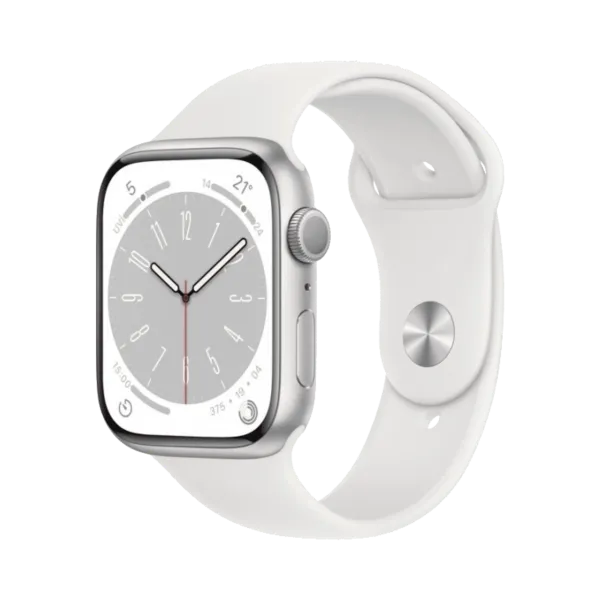 Apple Watch Series 8 - Alüminyum - 45mm - GPS - Gümüş - 1