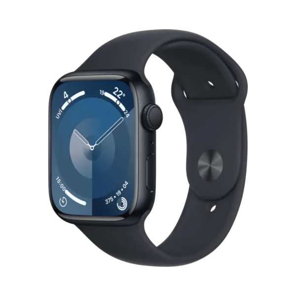 Apple Watch Series 9 - Alüminyum - 45mm - GPS - Gece yarısı