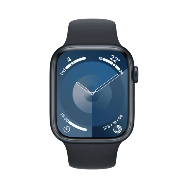 Apple Watch Series 9 - Alüminyum - 45mm - GPS - Gece yarısı