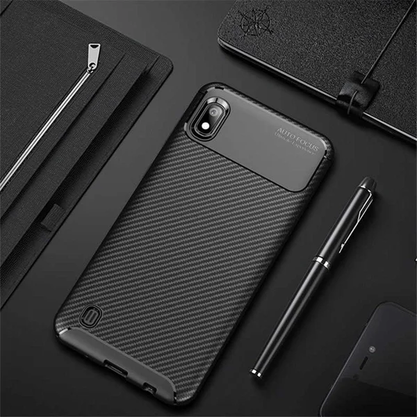 Galaxy A10 Kılıf Zore Negro Silikon Kapak - Siyah - 1