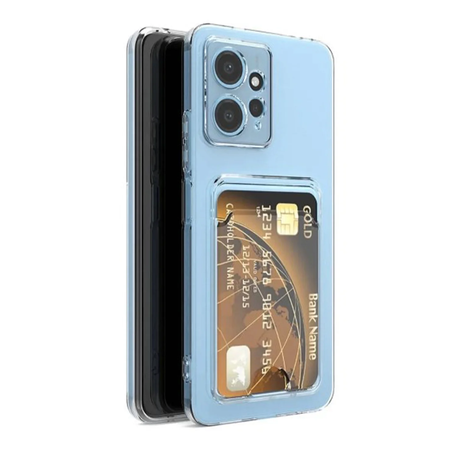 Nettech Xiaomi Redmi Note 13 Pro 4G Uyumlu Kartlık Tipi Şeffaf Arka Koruma Kılıf (Şeffaf) NT-109568