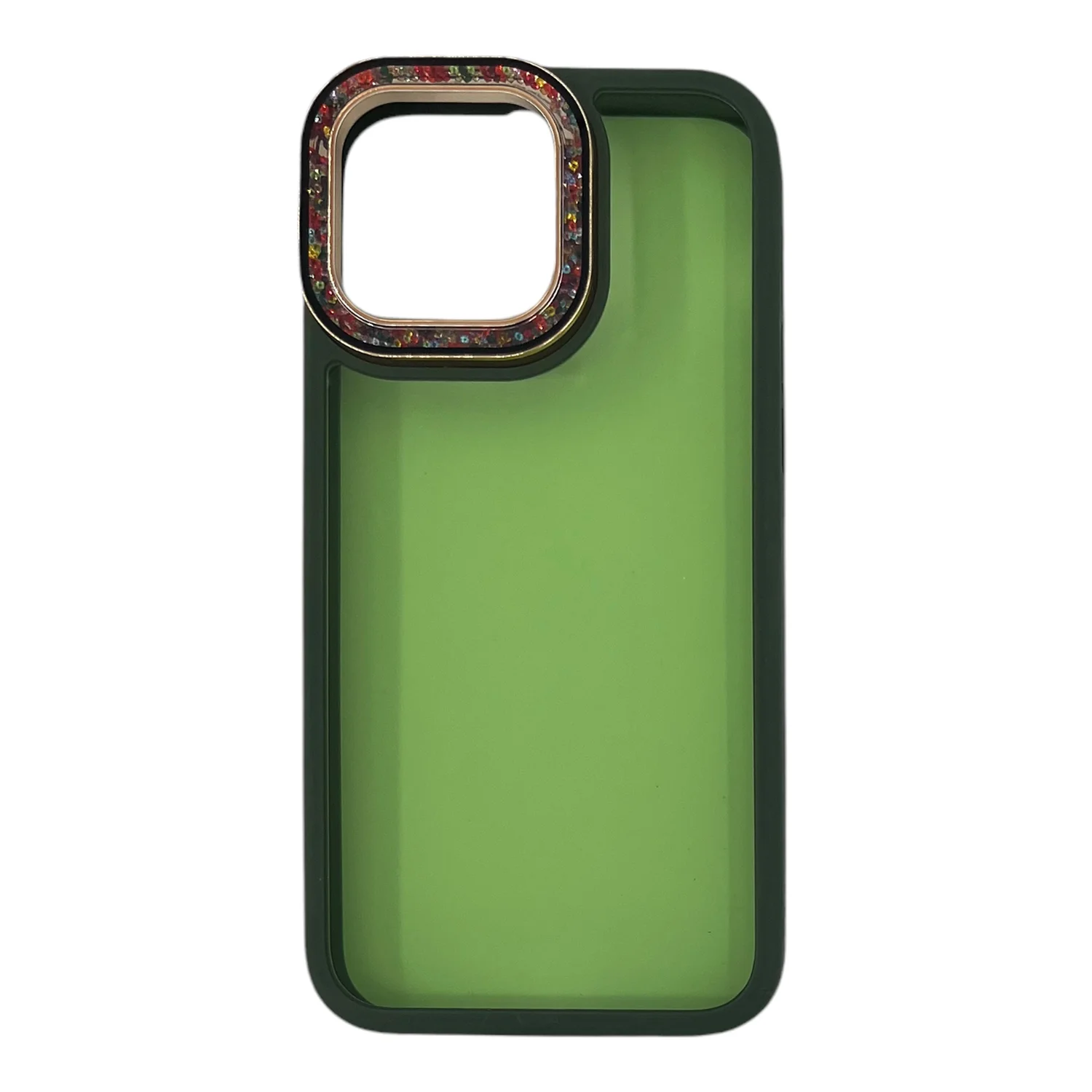 Nettech Apple iPhone 14 Pro Max Uyumlu NT-N027 Diamond Arka Koruma Kılıf (Yeşil) NT-106922