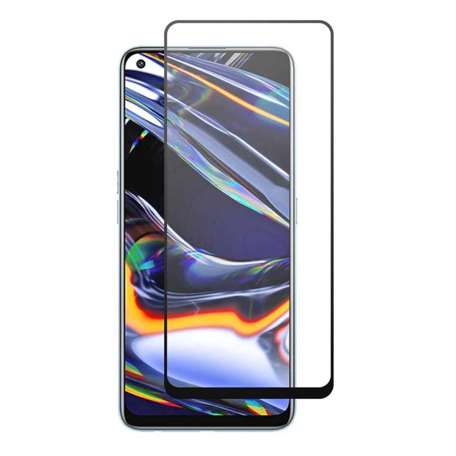 Nettech Oppo A32 Uyumlu Ön Koruma Seramik Nano Ekran Koruyucu (Siyah) NT-90146