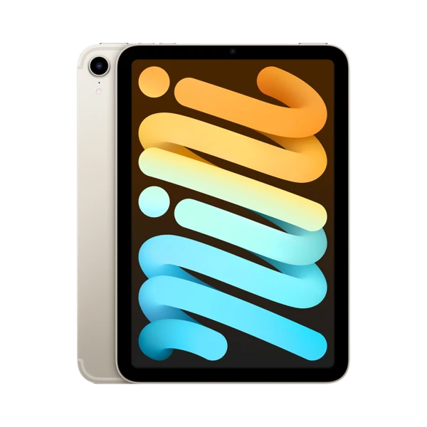 Apple iPad mini (6. Nesil) - 256 GB - 8.3 İnç - Cellular - Yıldız ışığı - 1