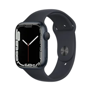Apple Watch Series 7 - Alüminyum - 45mm - GPS - Gece yarısı