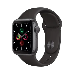 Apple Watch Series 5 - Alüminyum - 40mm - GPS - Gece yarısı