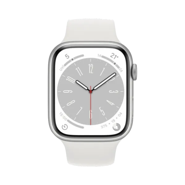 Apple Watch Series 8 - Alüminyum - 45mm - Cellular - Gümüş