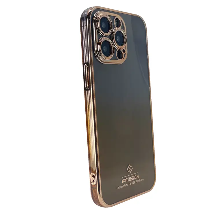 Nettech Apple iPhone 13 Pro Uyumlu Kamera Korumalı Renkli Kristal Seri Arka Koruma Kılıf (Sarı) NT-101676