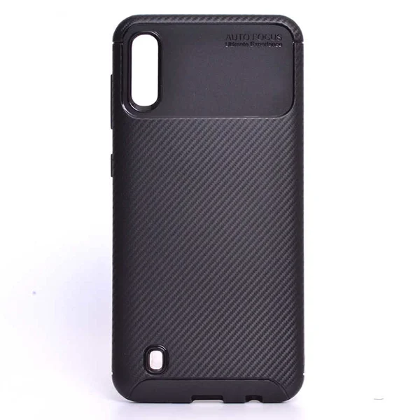 Galaxy M10 Kılıf Zore Negro Silikon Kapak - Siyah - 1