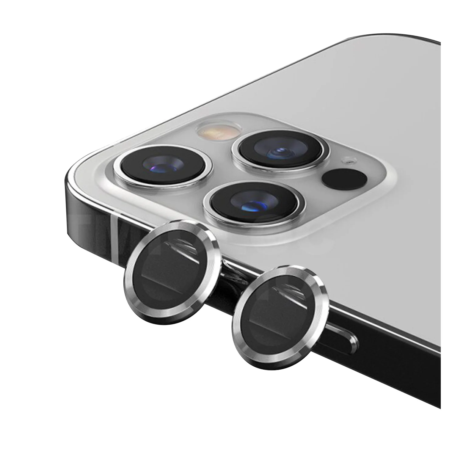 Nettech Apple iPhone 11 Uyumlu Damla Model 2in Kamera Cam Koruyucu (Gri) NT-90098