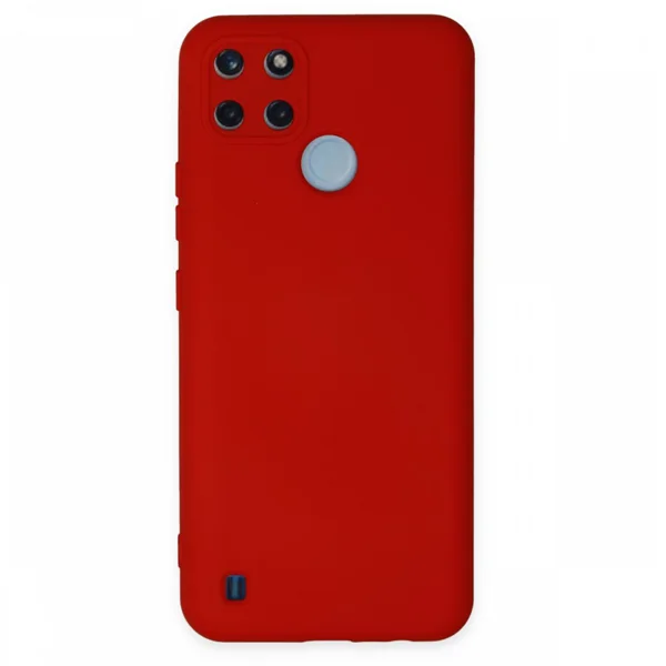 Nettech Realme C25Y Uyumlu Lansman Seri Arka Koruma Kılıf (Kırmızı) NT-100155 - 1