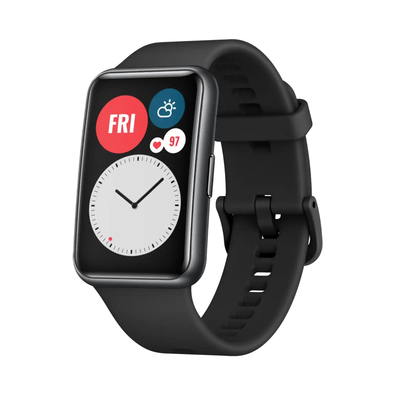 Huawei Watch Fit - Polimer - 46mm - Bluetooth - Siyah