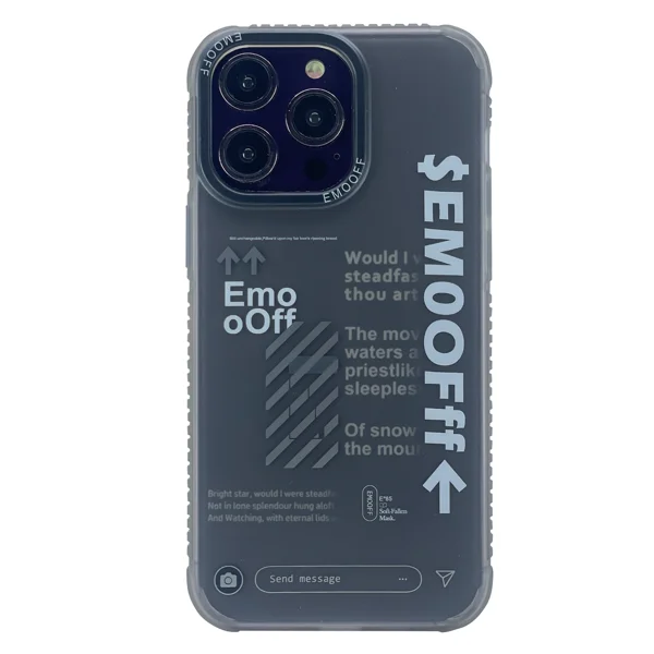 Nettech Apple iPhone 14 Pro Uyumlu Pozitif Baskılı Seri Arka Koruma Kılıf (Çeşitli Model) NT-101153 - 3