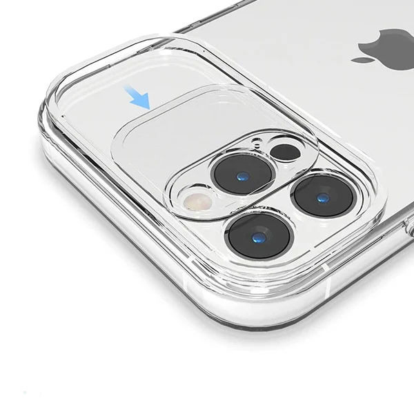 Nettech Apple iPhone 12 Pro Uyumlu Şeffaf Kamera Kızaklı Arka Koruma Kılıf (Şeffaf) NT-91271 - 2