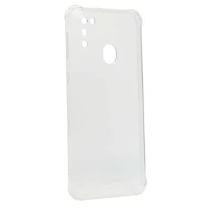 Galaxy M21 Kılıf Zore Kamera Korumalı Nitro Anti Shock Silikon - Renksiz
