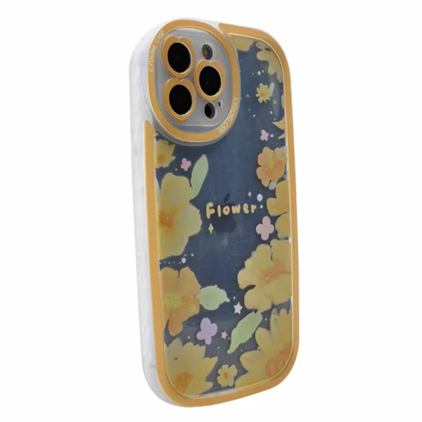 Nettech Apple iPhone 13 Pro Max Uyumlu Young Seri Arka Koruma Kılıf (Sarı) NT-97282 - 2