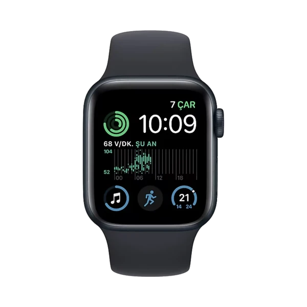 Apple Watch SE 2 - Alüminyum - 40mm - GPS - Gece Yarısı - 2