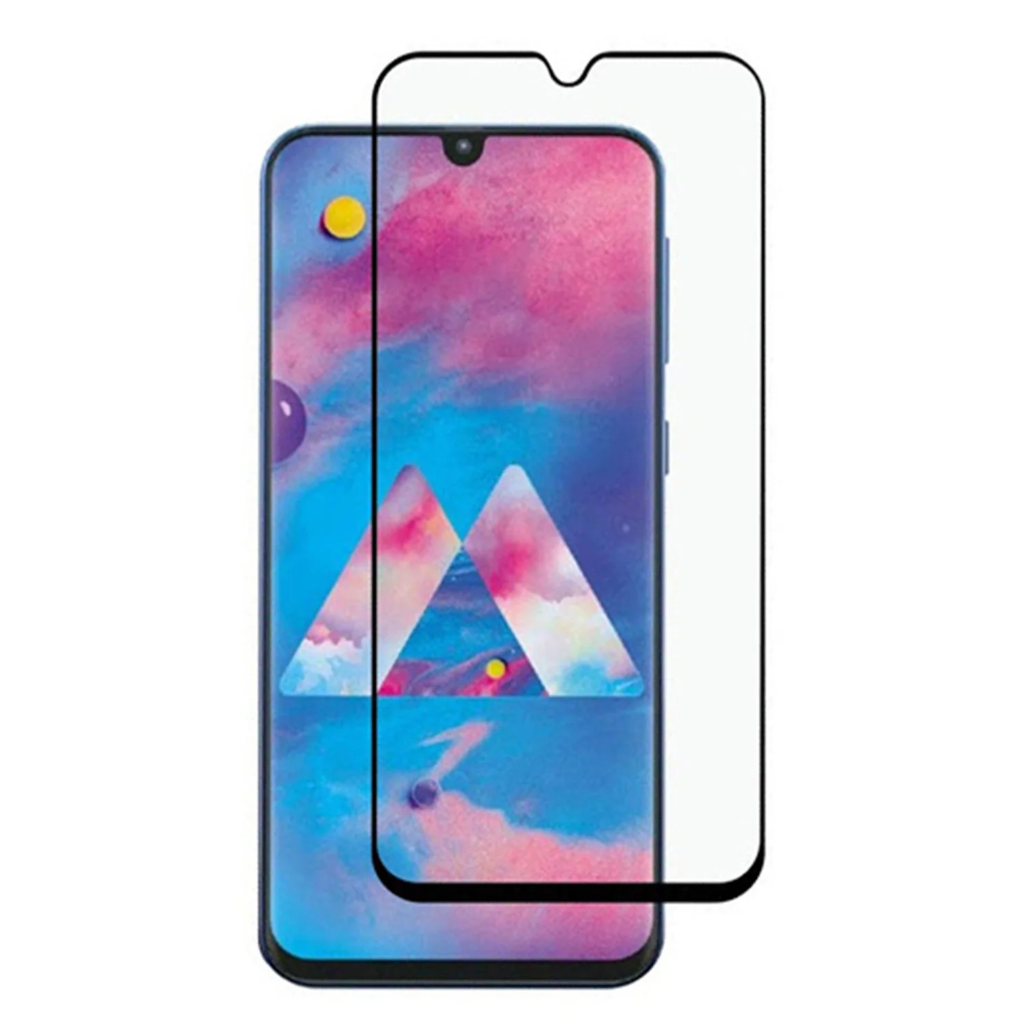 Nettech Samsung Galaxy M30S Uyumlu Ön Koruma Mat Seramik Nano Ekran Koruyucu (Siyah) NT-88596