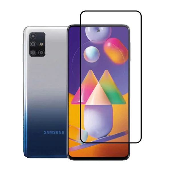 Nettech Samsung Galaxy M31S Uyumlu Ön Koruma Mat Seramik Nano Ekran Koruyucu (Siyah) NT-88598 - 1