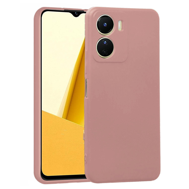 Nettech Vivo Y16 Uyumlu Trend Seri Arka Koruma Kılıf (Pembe) NT-110852