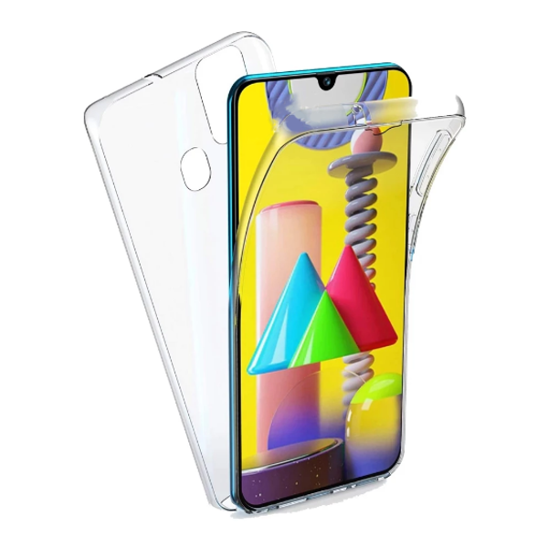 Galaxy M21 Kılıf Zore Enjoy Kapak - Renksiz - 1