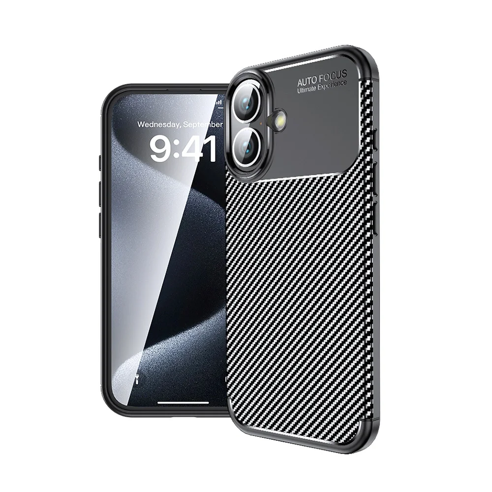 Apple iPhone 16 Kılıf Zore Negro Silikon Kapak - Siyah