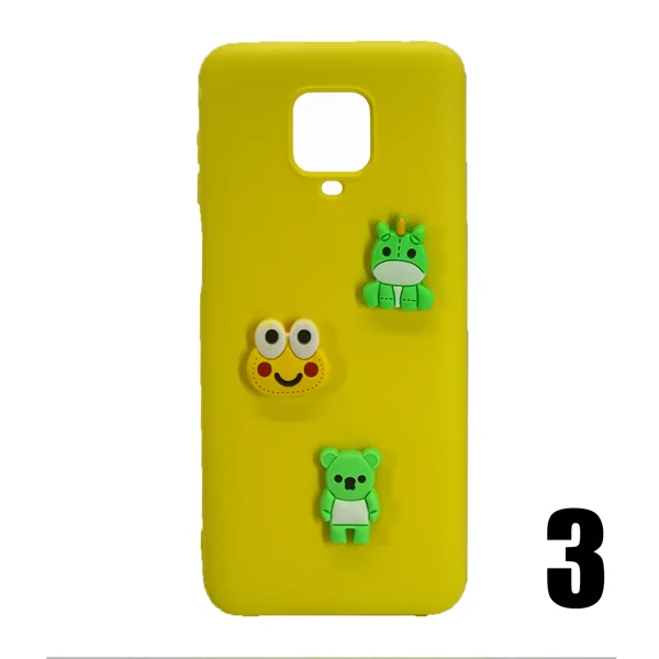 Nettech Xiaomi Redmi Note 9 Pro Uyumlu Maskot Seri Arka Koruma Kılıf (Karışık Renk) NT-106209 - 3