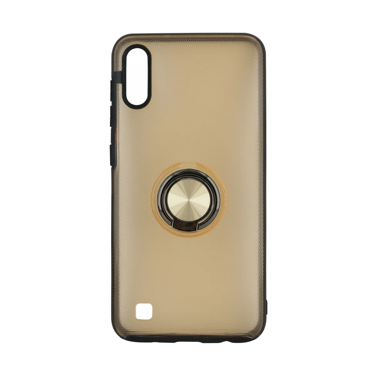 Nettech Samsung Galaxy A10 Uyumlu Armour Yüzüklü Seri Arka Koruma Kılıf (Rose Gold) VR-15000