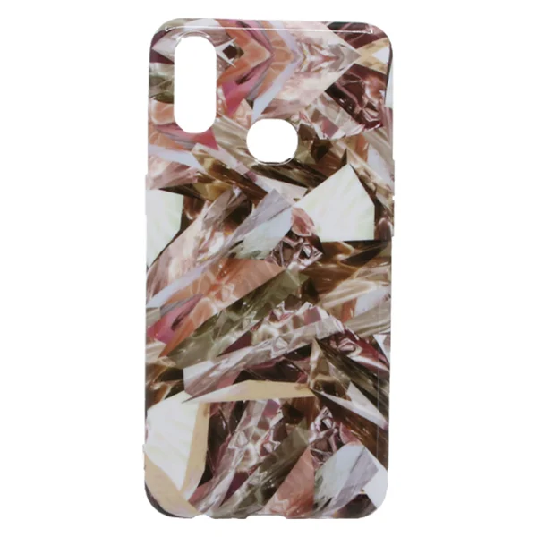 Nettech Samsung Galaxy A10S Uyumlu Mermer Desenli Arka Koruma Kılıf (Karışık/Çok Renkli) NT-79134 - 5