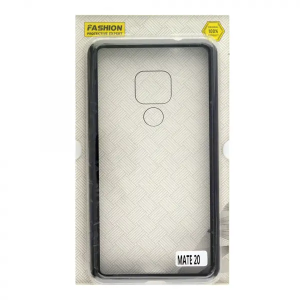 New Case Huawei Mate 20 Uyumlu Arka Koruma Arka Koruma Kılıf (Siyah) VR-11530