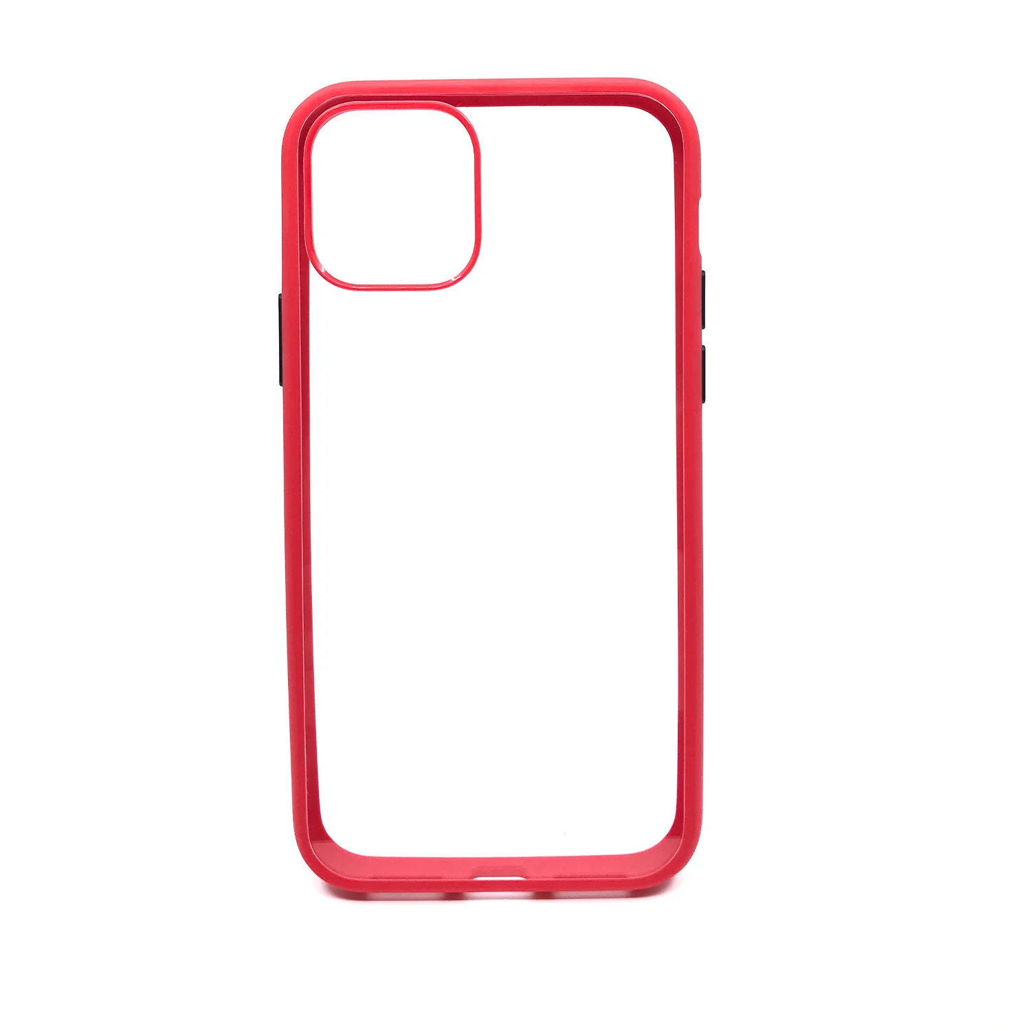 Nettech Apple iPhone 12 Pro Max Uyumlu Crystal Hybrid Seri Arka Koruma Kılıf (Kırmızı) NT-88807