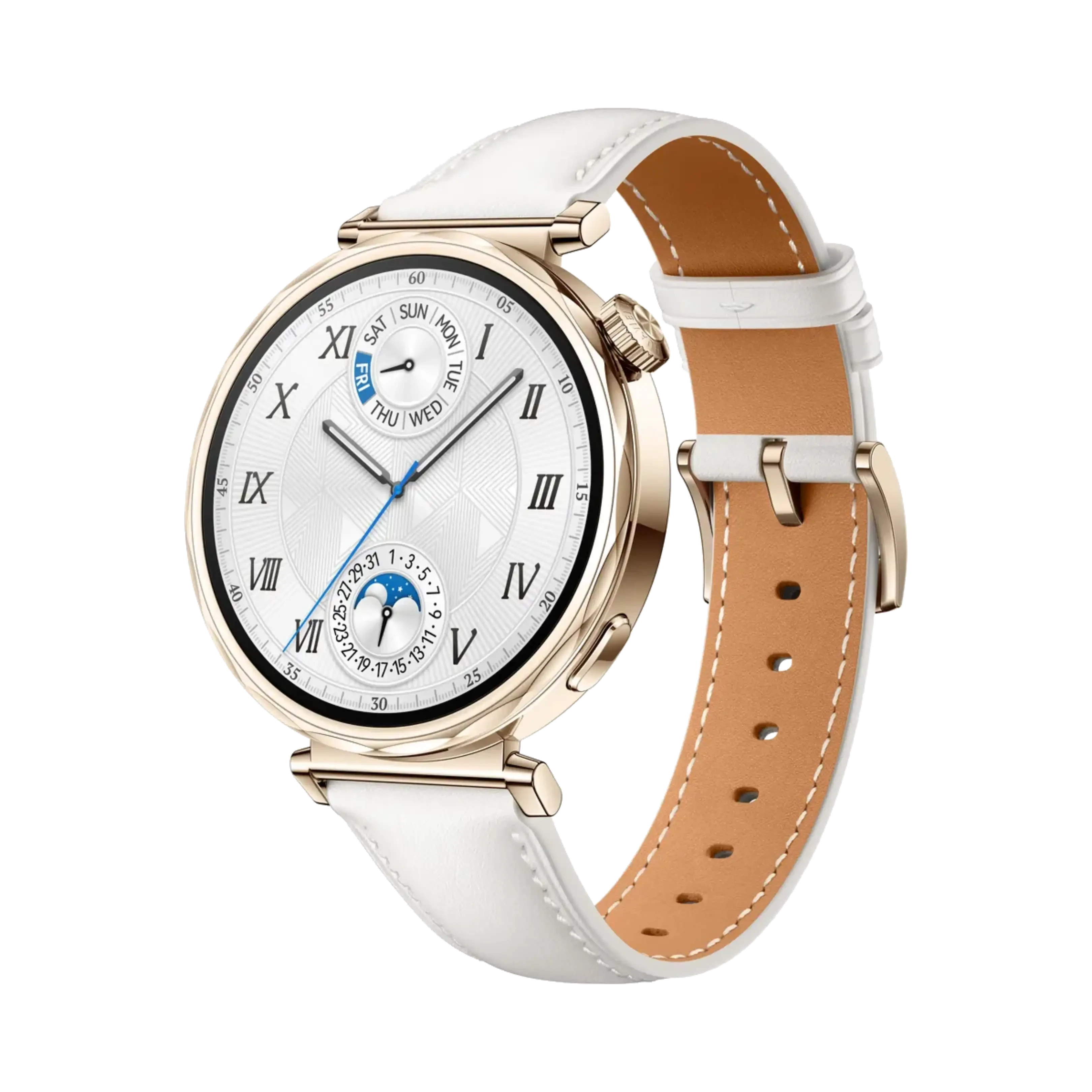 Huawei Watch GT 5 - Paslanmaz Çelik - 41mm - GPS - Beyaz