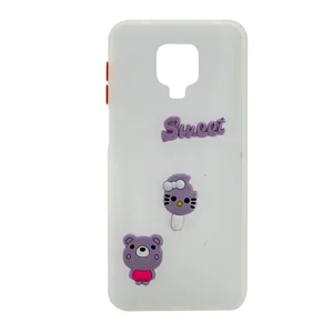 Nettech Xiaomi Redmi Note 9s Uyumlu Maskot Seri Arka Koruma Kılıf (Şeffaf) NT-106271