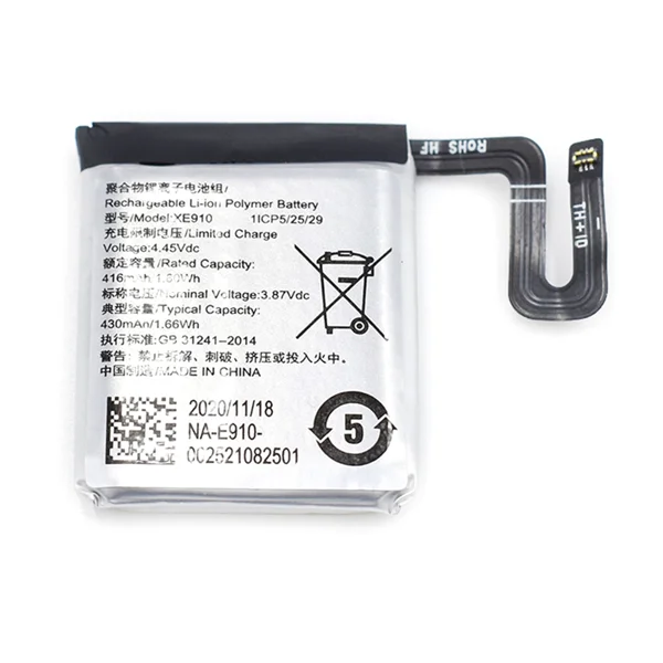 Teknonet Oppo Watch 46 mm Uyumlu Oppo XE910 380 mAh Batarya NT-89764 - 1