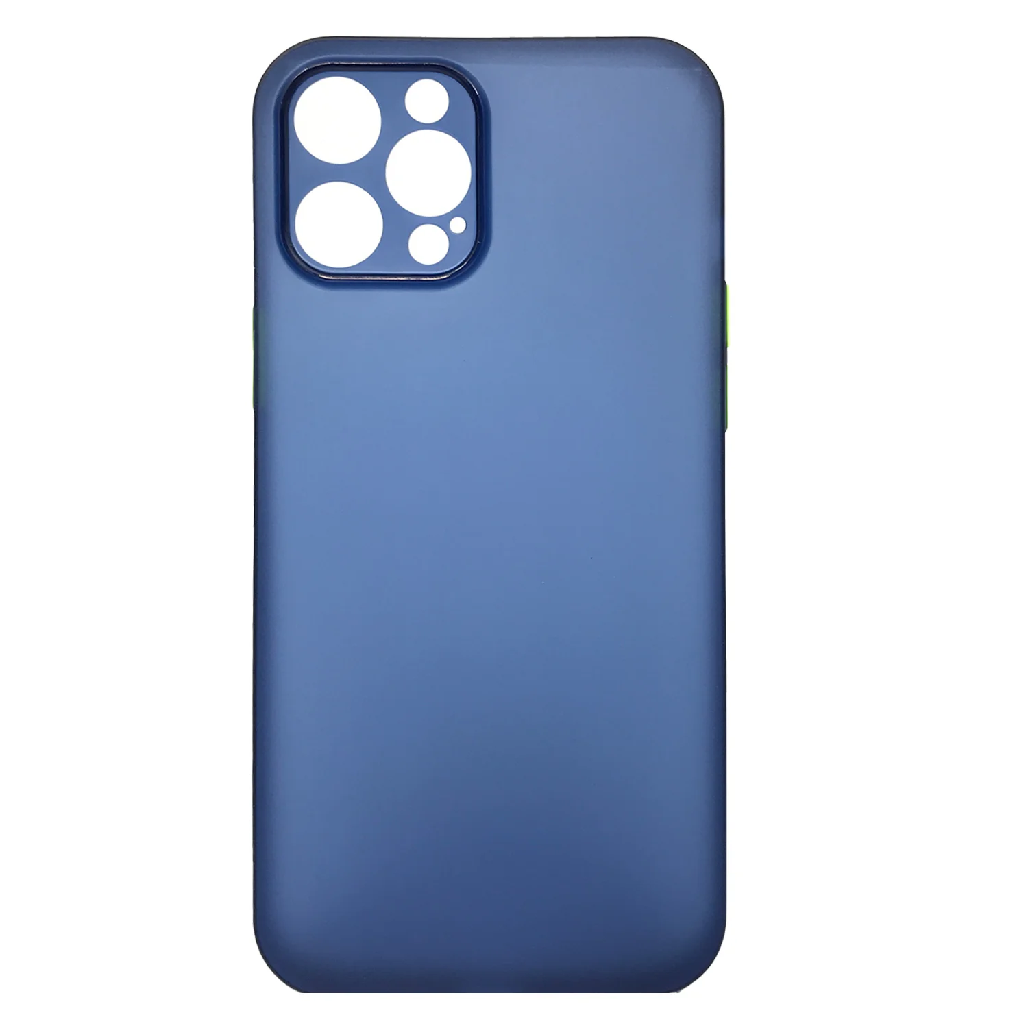 Nettech Apple iPhone 12 Pro Uyumlu Ultra Slim Arka Koruma Kılıf (Mavi) NT-87885