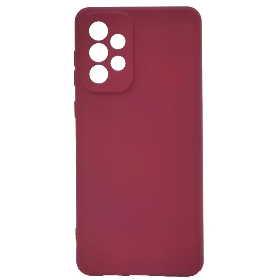 Nettech Samsung Galaxy A73 5G Uyumlu Nano Arka Koruma Kılıf (Mürdüm) NT-94067