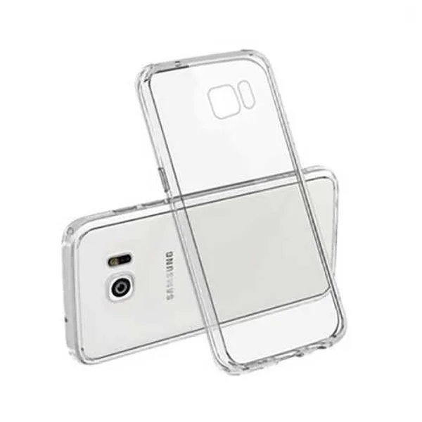 Galaxy S7 Kılıf Zore Süper Silikon Kapak - Renksiz - 1
