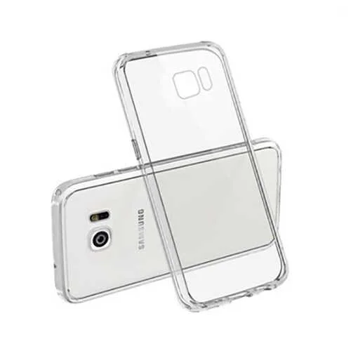 Galaxy S7 Kılıf Zore Süper Silikon Kapak - Renksiz