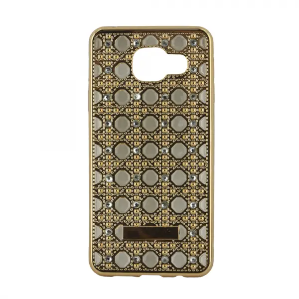 Nettech Samsung Galaxy A310 A3 2016 Uyumlu Arka Koruma Arka Koruma Kılıf (Gold) NT-8586