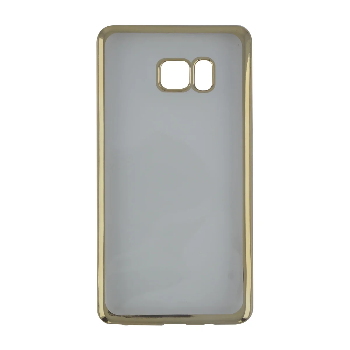 Nettech Samsung Galaxy N930 Note 7 Uyumlu Çerçeve Görünümlü Arka Koruma Kılıf (Gold) VR-7893