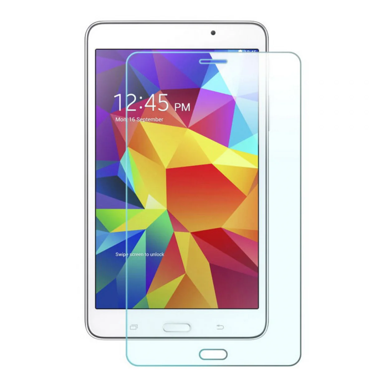 Nettech Samsung Galaxy T230 Tab 4 7.0 Uyumlu Ön Koruma Cam Ekran Koruyucu (Şeffaf) NT-4051