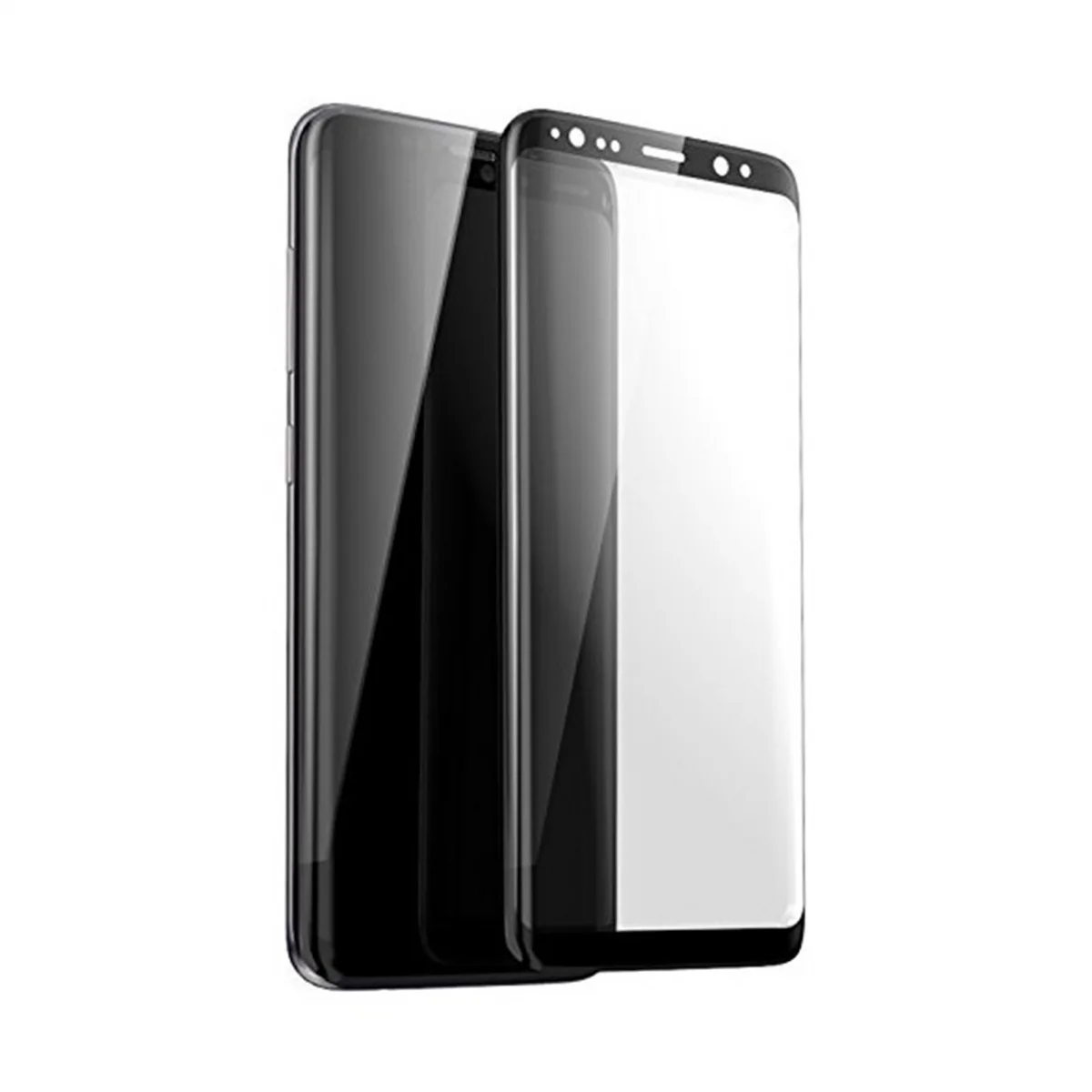 Nettech Samsung Galaxy G955 S8 Plus Uyumlu Ön Koruma Polymer Nano Ekran Koruyucu (Siyah) VR-14895