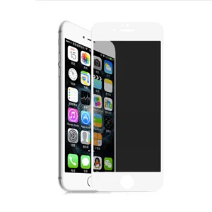 Apple iPhone 7 Plus Zore Rika Premium Privacy Temperli Cam Ekran Koruyucu - Beyaz