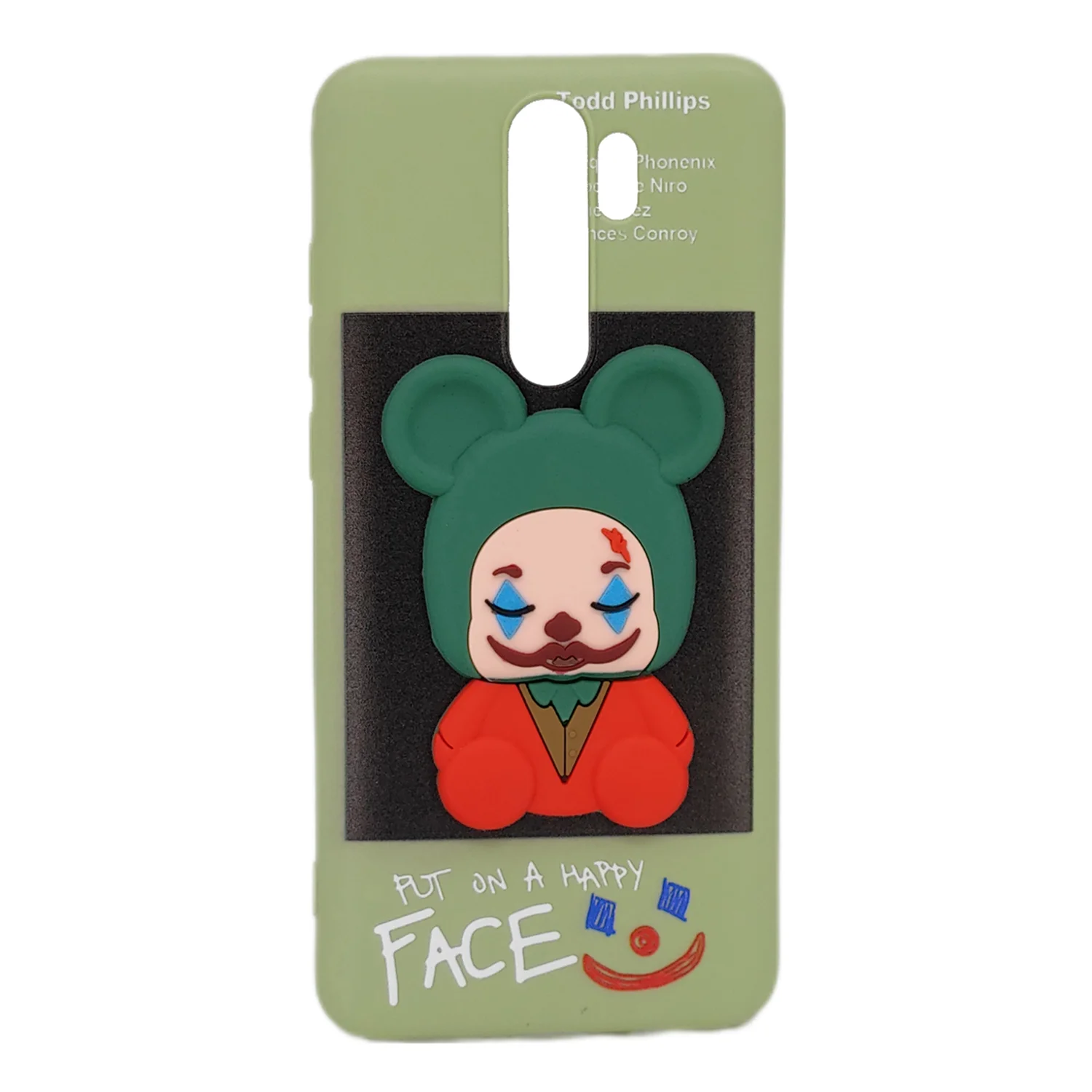 Nettech Xiaomi Redmi Note 8 Pro Uyumlu Three D Case Seri Arka Koruma Kılıf (Yeşil) NT-95100