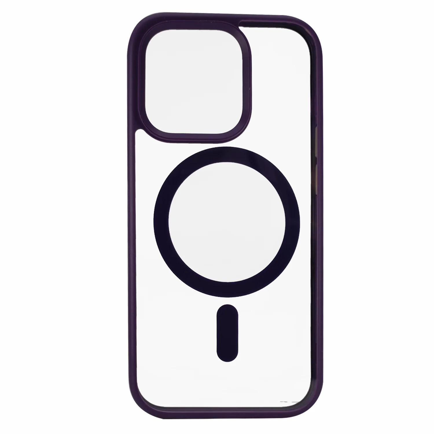 Nettech Apple iPhone 14 Pro Uyumlu Orjin Case MagSafe Manyetik Arka Koruma Kılıf (Mor) NT-96728