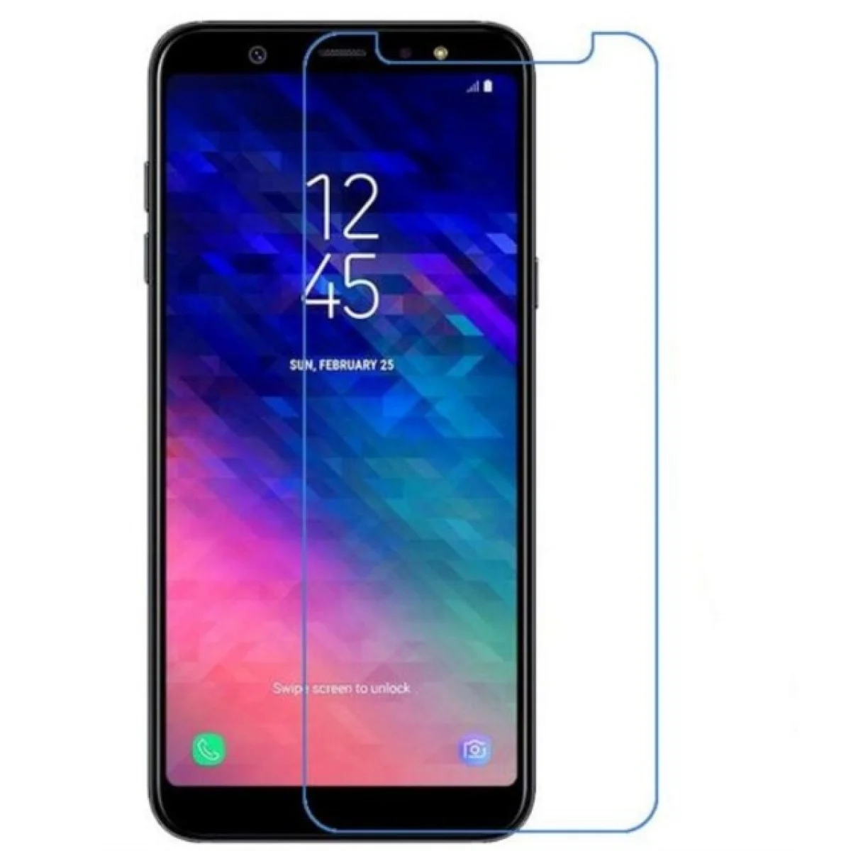 Helt Samsung Galaxy A600 A6 2018 Uyumlu Ön Koruma Nano Ekran Koruyucu (Şeffaf) NT-26317