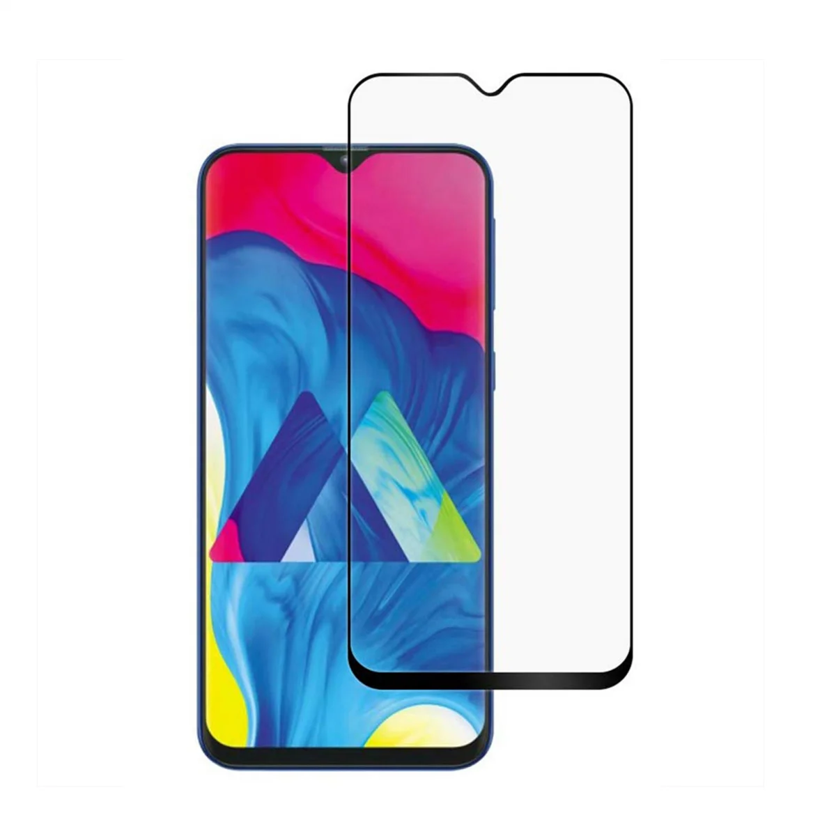 Nettech Samsung Galaxy M20 Uyumlu 5D Glas Full Cam Koruyucu (Siyah) VR-16629