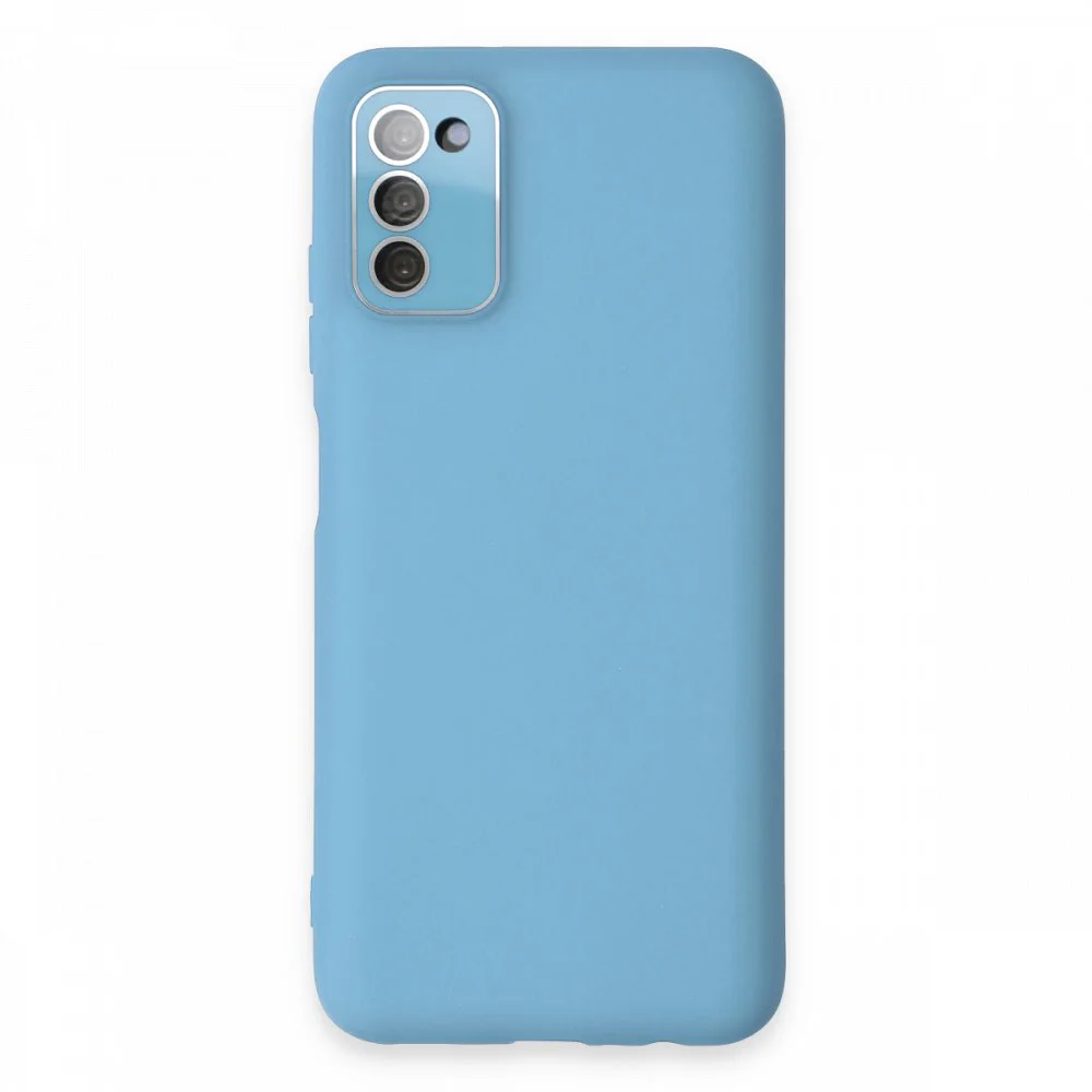 Nettech Samsung Galaxy A03S Uyumlu Nano Arka Koruma Kılıf (Mavi) NT-94075